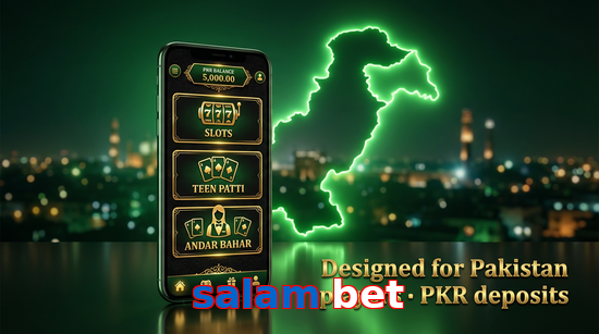 Main screen of Salam Bet pk page for PK players